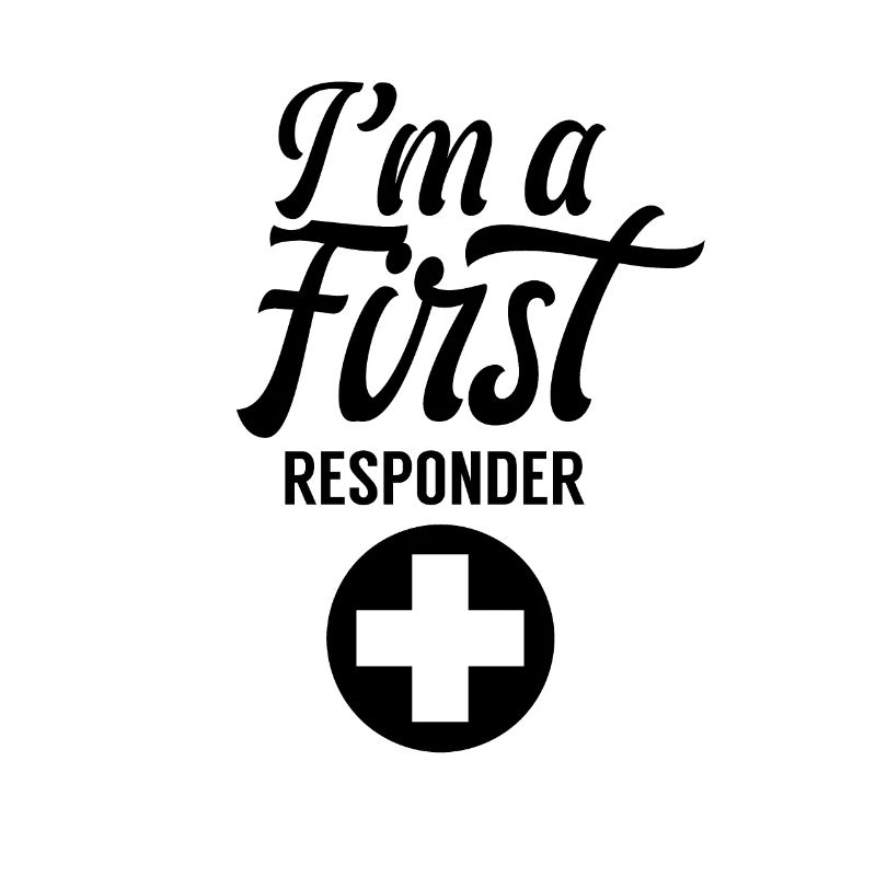 Ich bin ein Ersthelfer First Responder Notfall