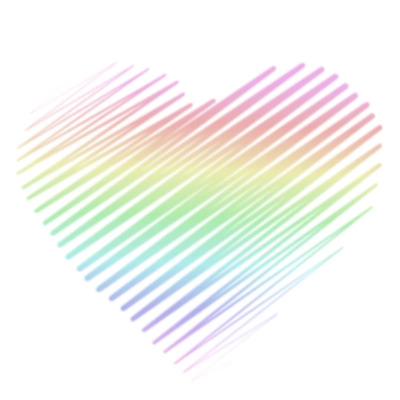 Regenbogenherz