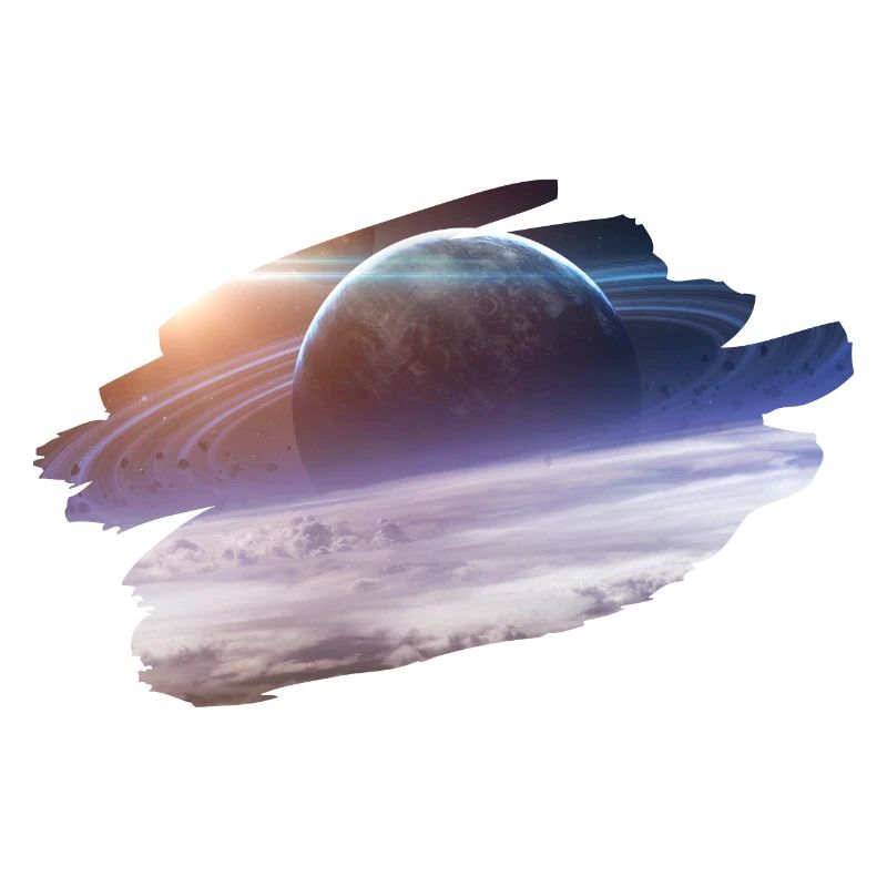 planète dans l'espace space