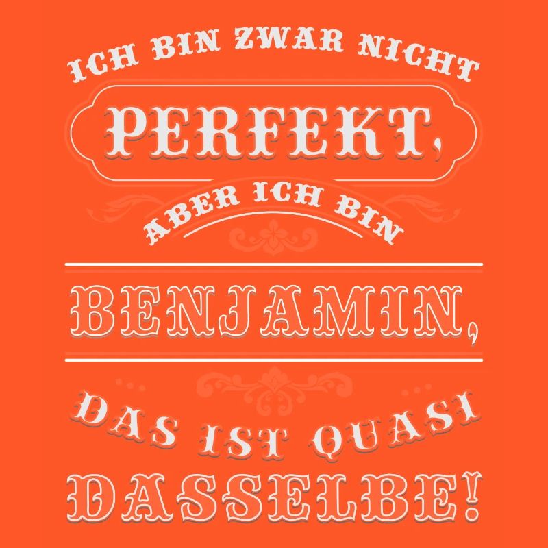 Funny BENJAMIN for Name Day with Name Name