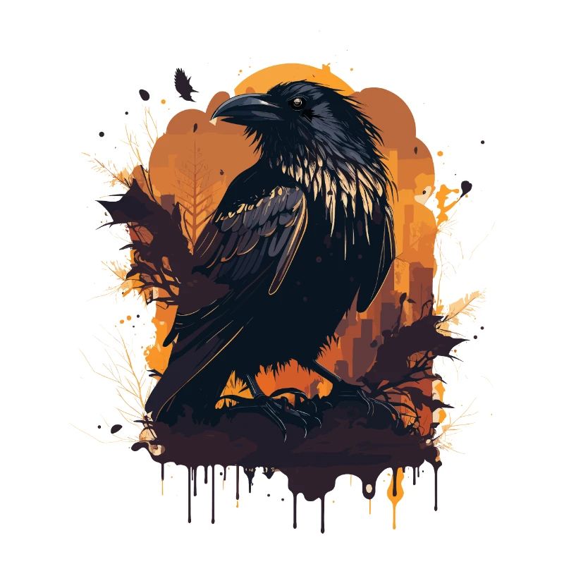 Silent Watcher Crow