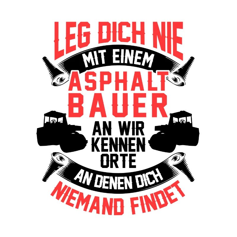 Asphaltbauer kennen Orte Straßenbauer