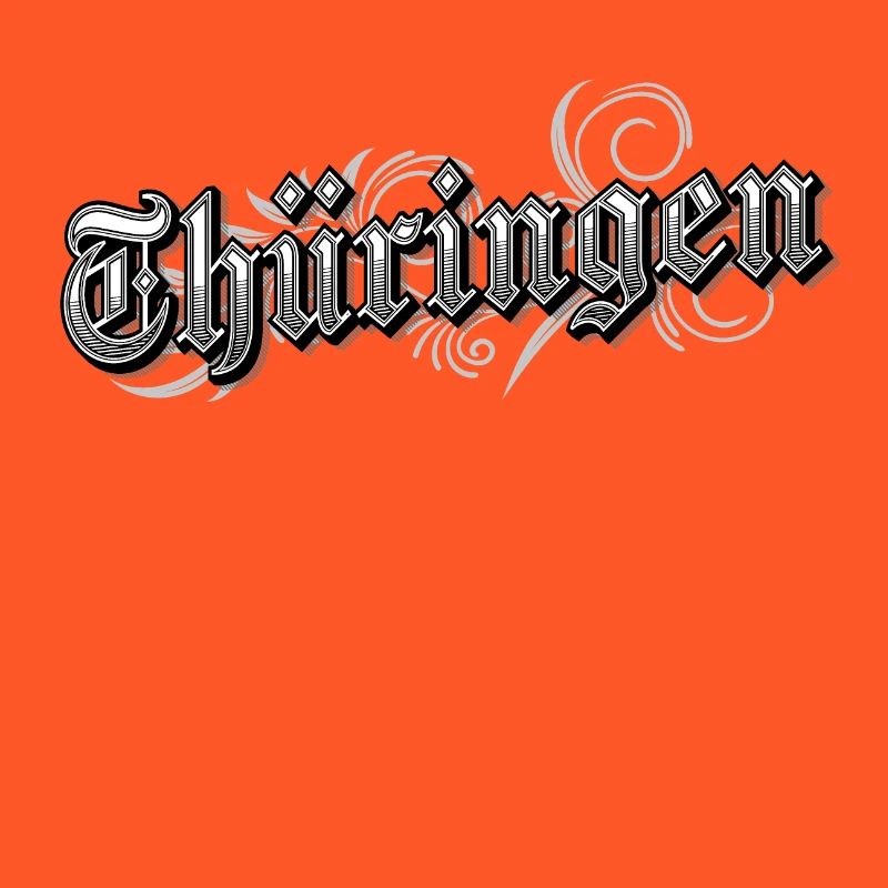 Thuringia East Germany Vintage Look