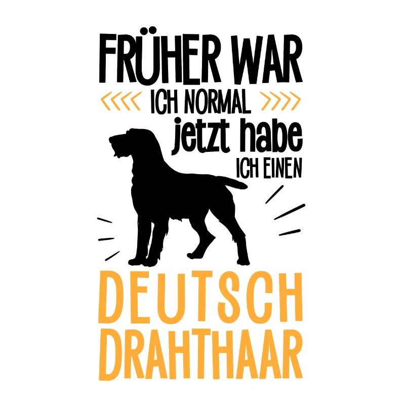Deutsch Drahthaar früher normal Jagdhund