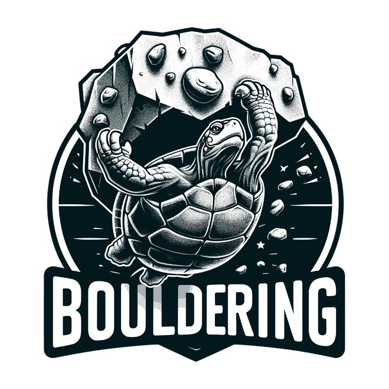 Bouldering Turtle Climbing Gift