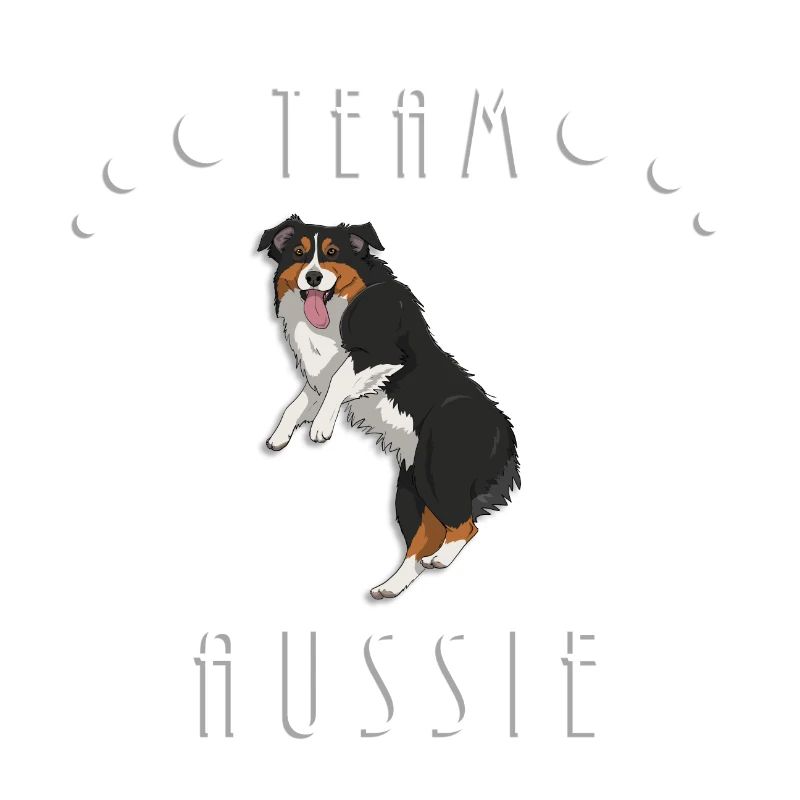 Team Aussie - Black Tri (bobtail)