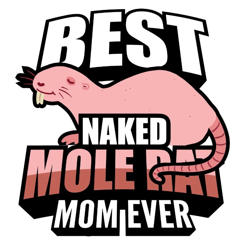 Nacktmull Mama | Haustiere Nagetier Tiere Geschenk