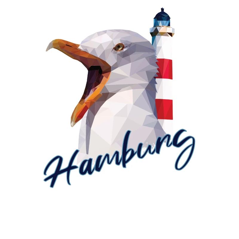 Hamburg Hamburger norddeutsch Möwe Geschenk