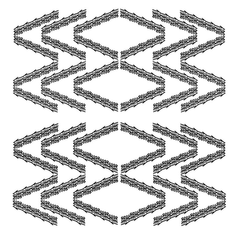 Zigzag pattern