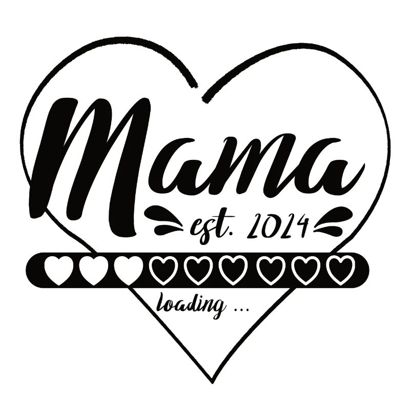Mom to be - Mama est. 2024. Werdende Mutter