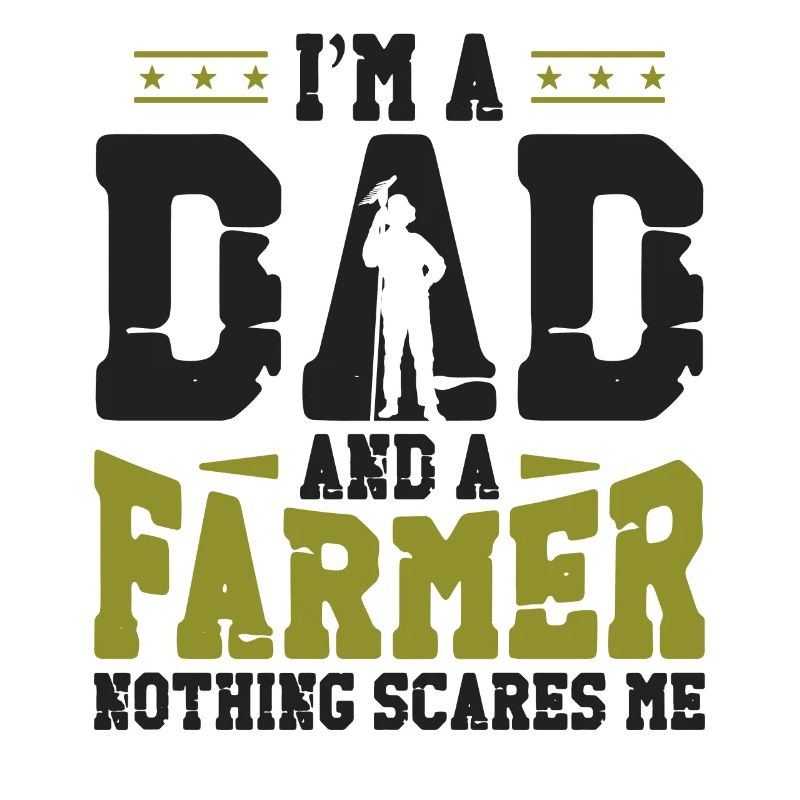 Farming Farmer Dad Father Vintage