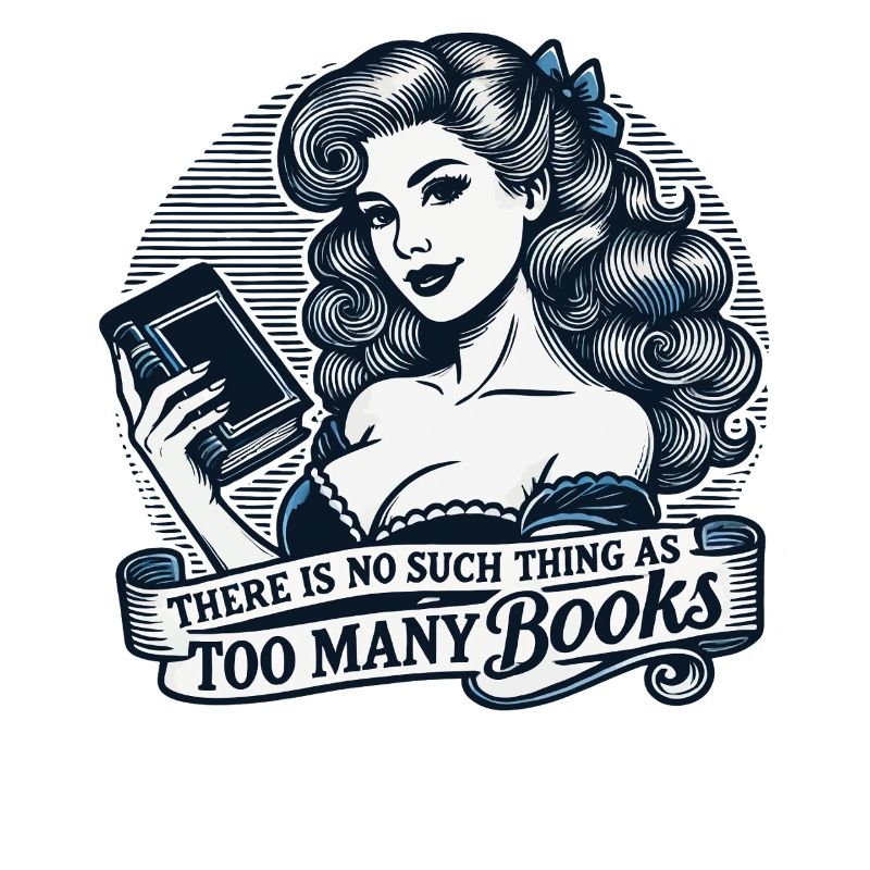 Retro bog Pigebog design til hyppige læsere