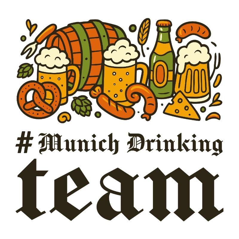 Münchner Biergarten Fest Design