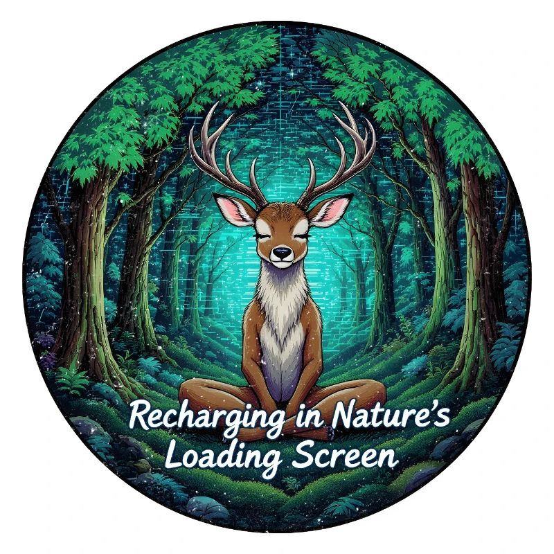Mystic Forest Deer with Loading Screen
