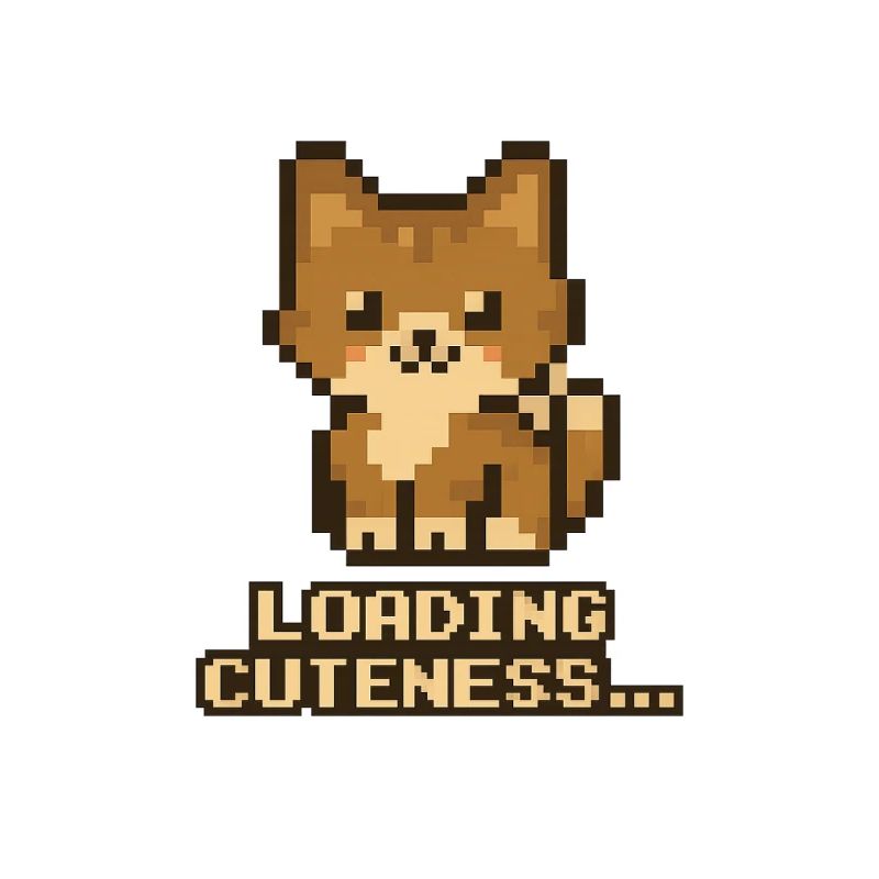 Pixel Puppy Loading Cuteness