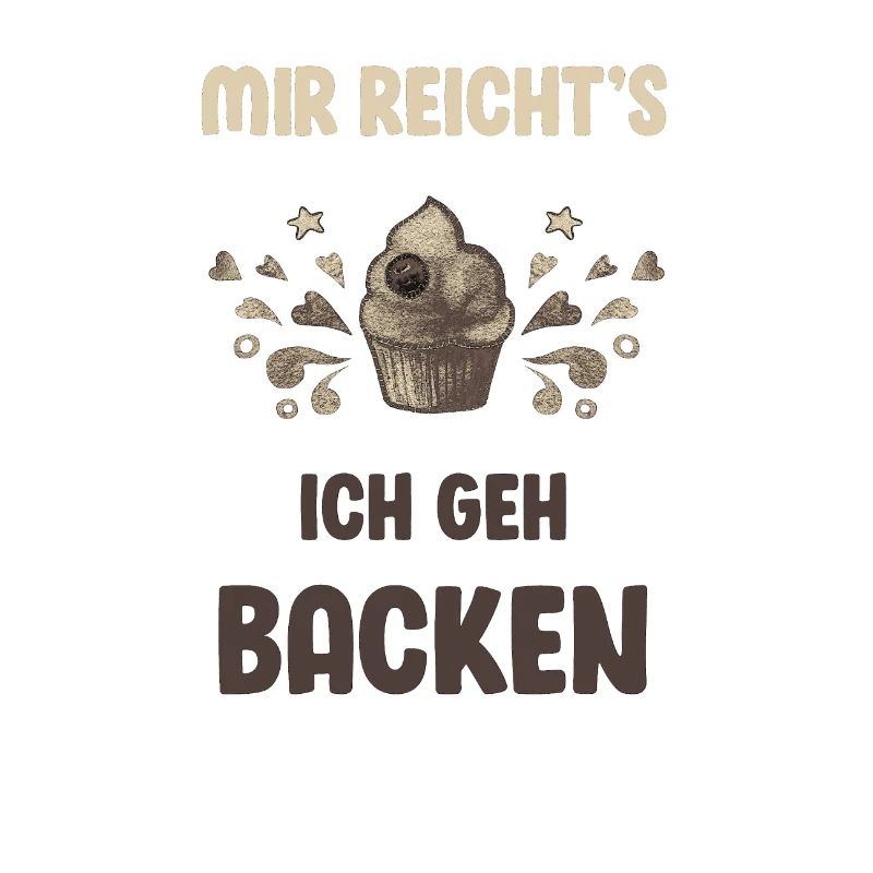 Lustiger Backen Spruch Geschenk backwaren