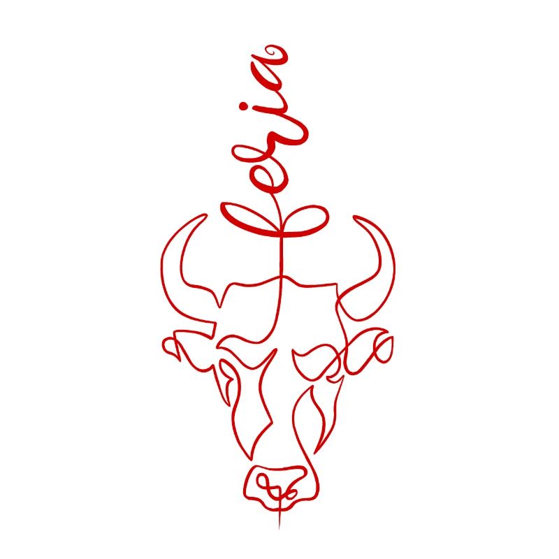 Feria Bull Einzeilige Kunst