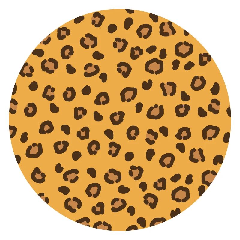 Circle Leopard Pattern