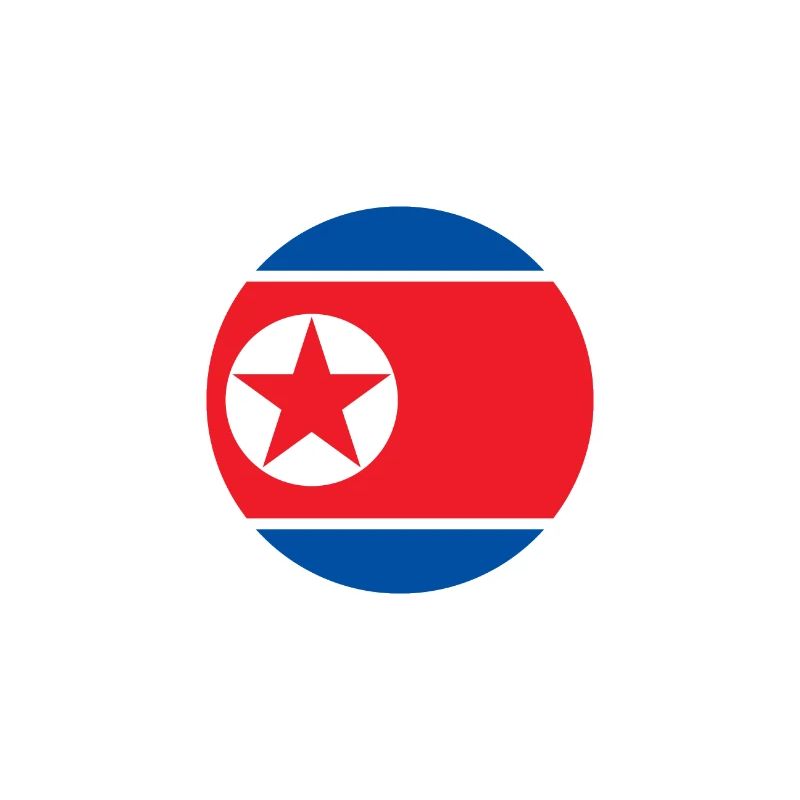 Corée du Nord Drapeau du drapeau de la Corée du Nord