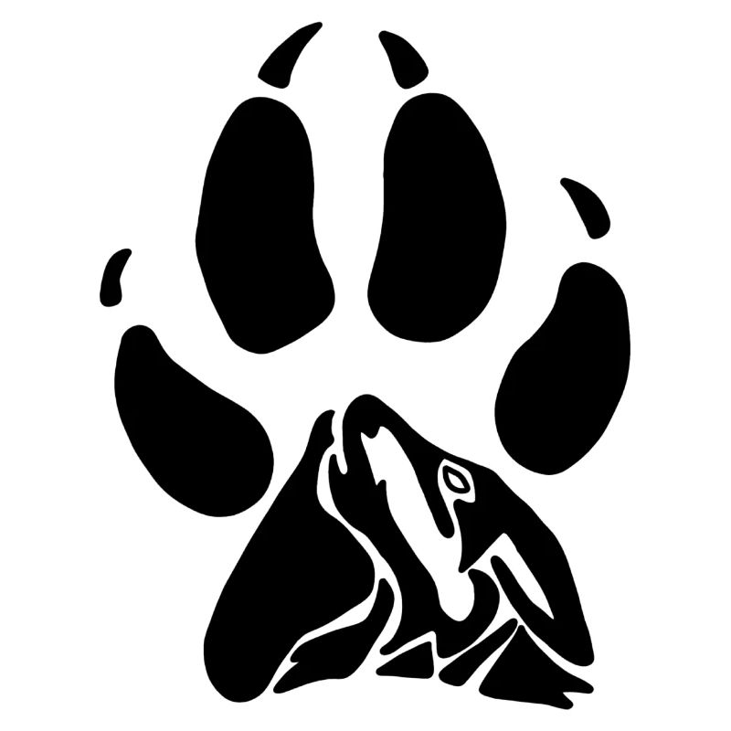 Wolf paw claw howling