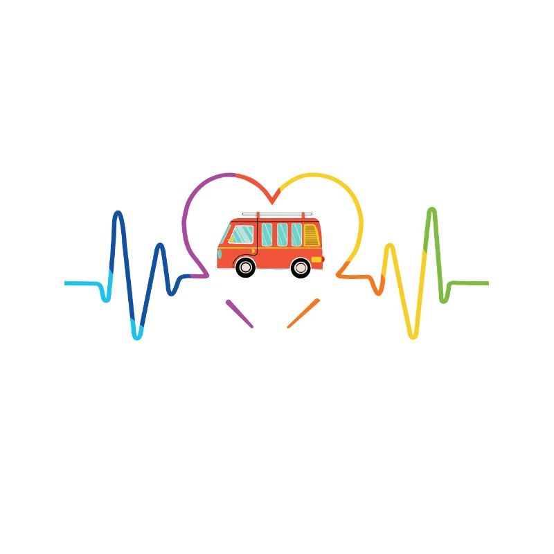 Camper Van Heartbeat Gift Idea