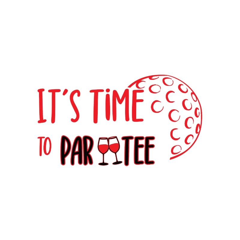 Golf et boisson Sort Amateurs de golf et de vin