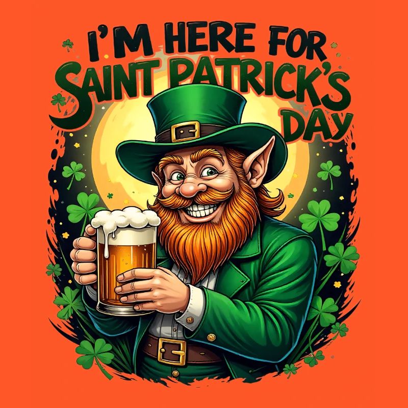Saint-Patrick Bière Leprechaun Kobold Bier