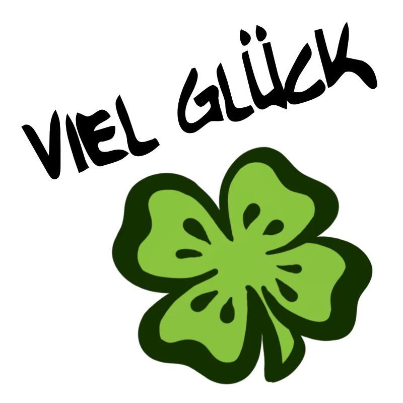 GOOD LUCK! Four-leaf clover