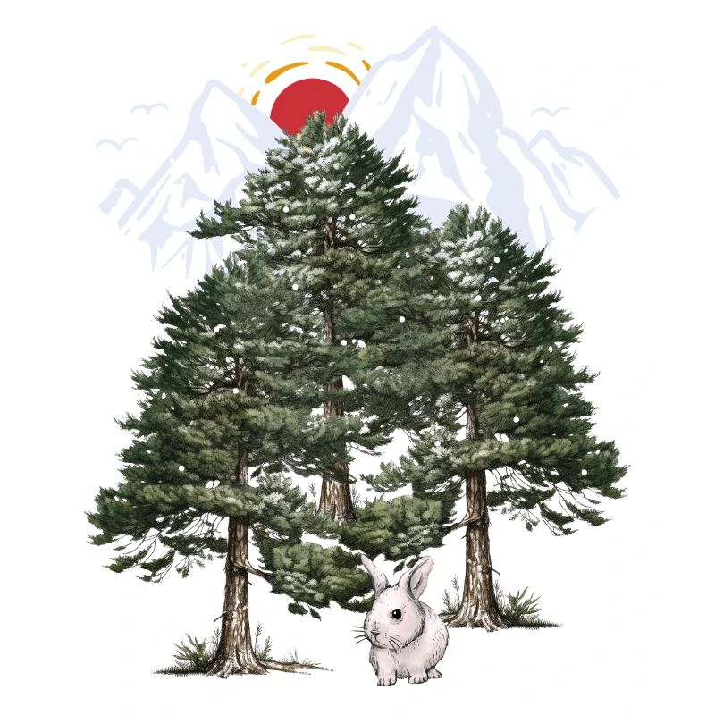 Alps, Bunny, Winter, Snowfall, Christmas, Rabbit