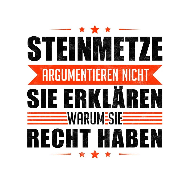 Steinmetze argumentieren nicht Steinbildhauer