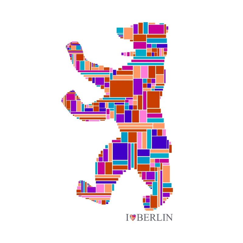 I Love Berlin Shirt - Berlin Bär Design - Berlin
