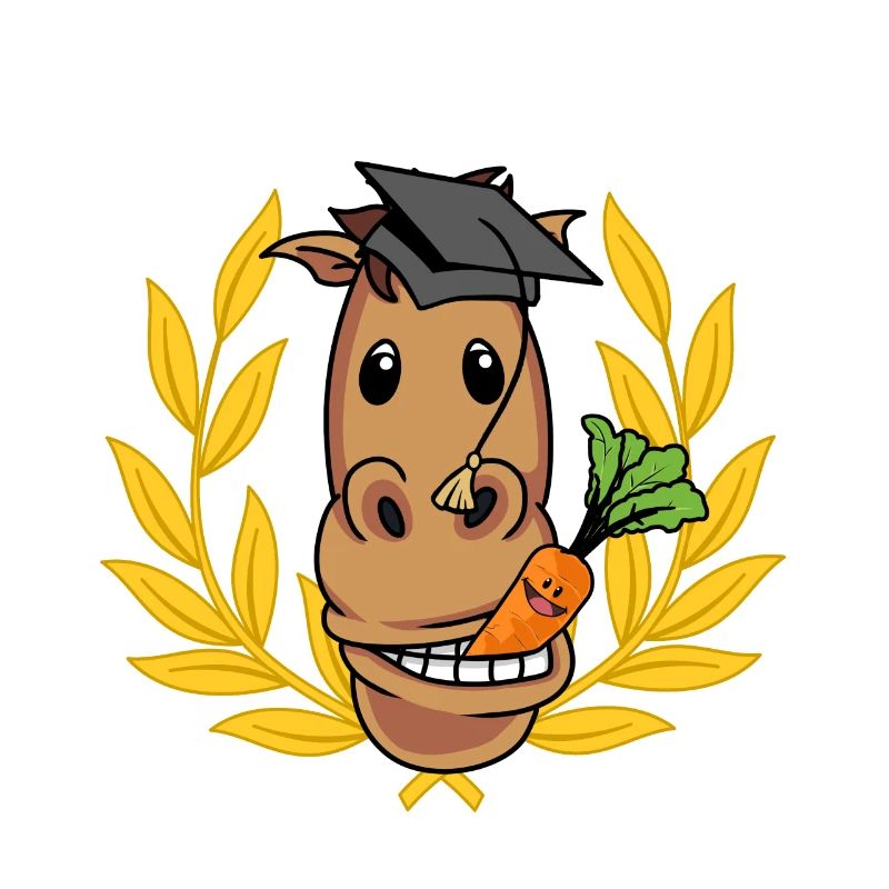 Studiertes Pferd Professor Studium Uni Reiter Abi