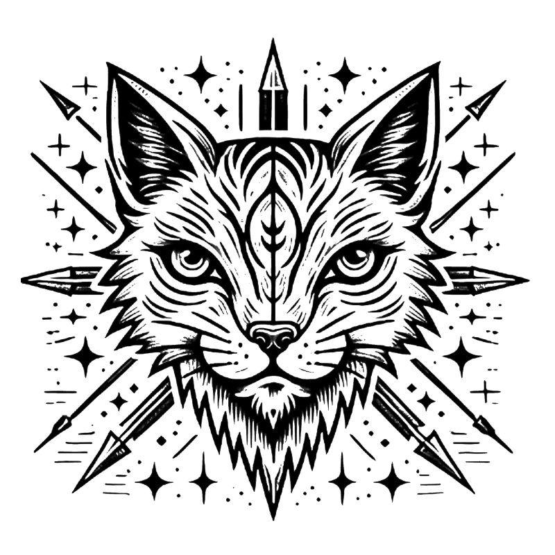 Conception graphique Fierce Double Wildcat