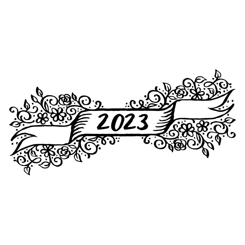 2023 Jahreswechsel Muster Geschenkidee