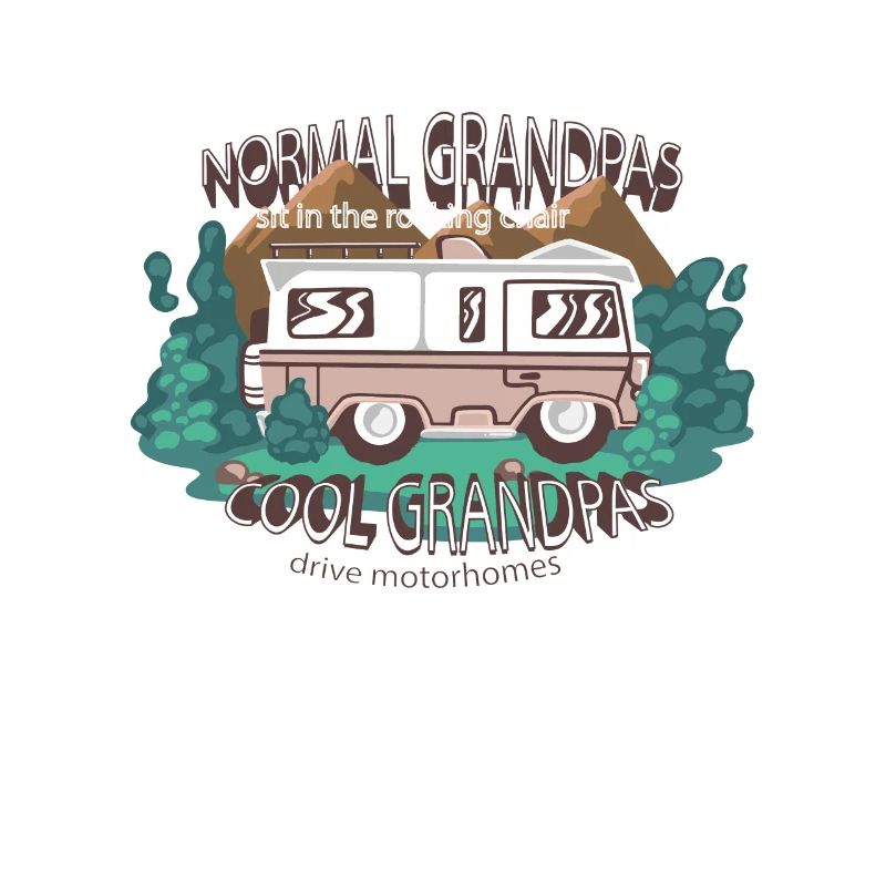 Cool grandpas drive camper