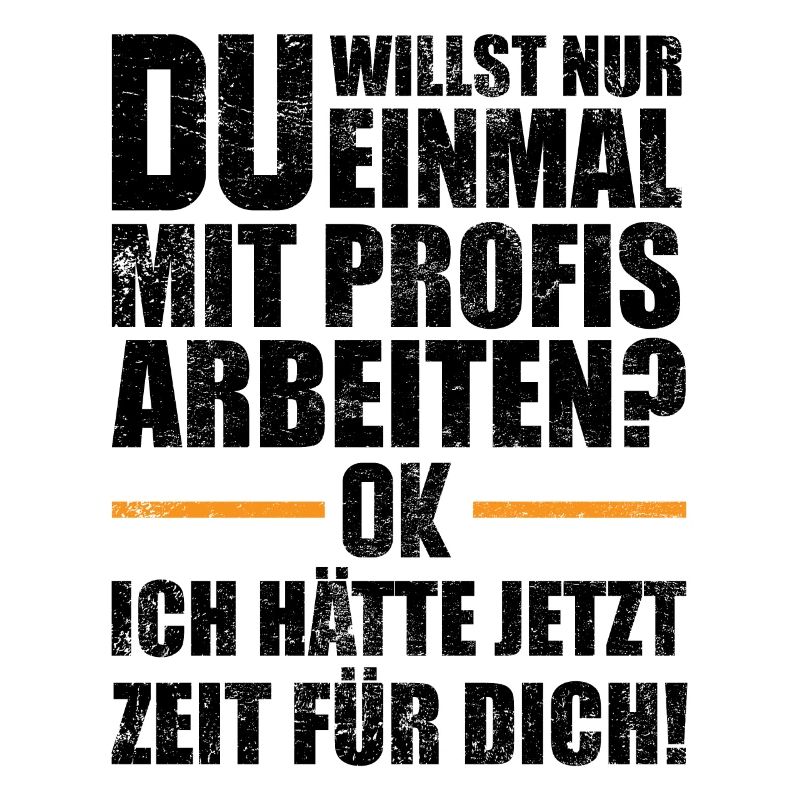 Einmal mit Profis arbeiten