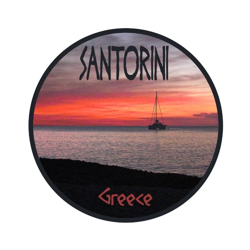 Santorin Grèce Coucher de soleil