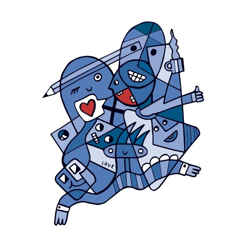 L’harmonie dans la diversité Version bleue