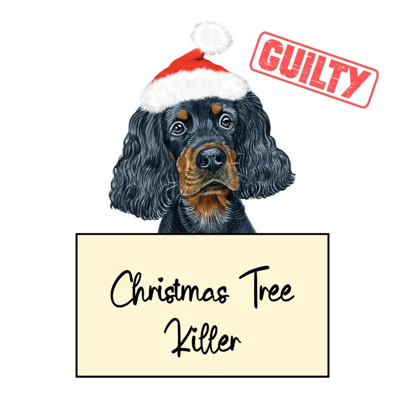 Weihnachtsbaum Umschubser Gordon Setter