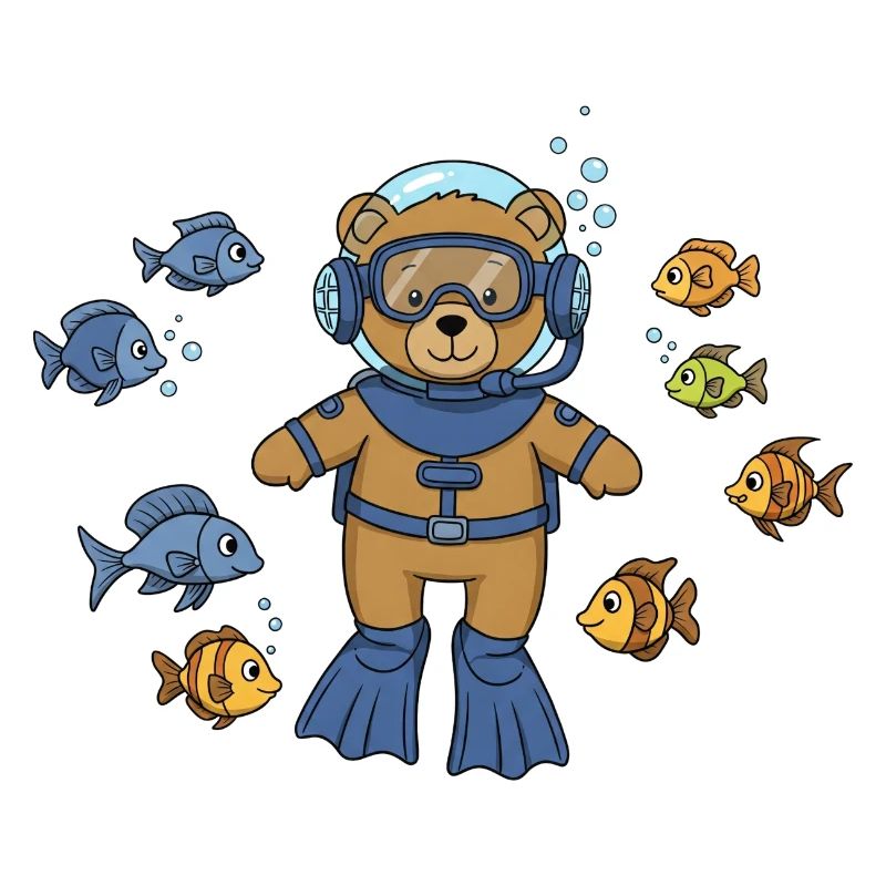 Teddy Bear Diver