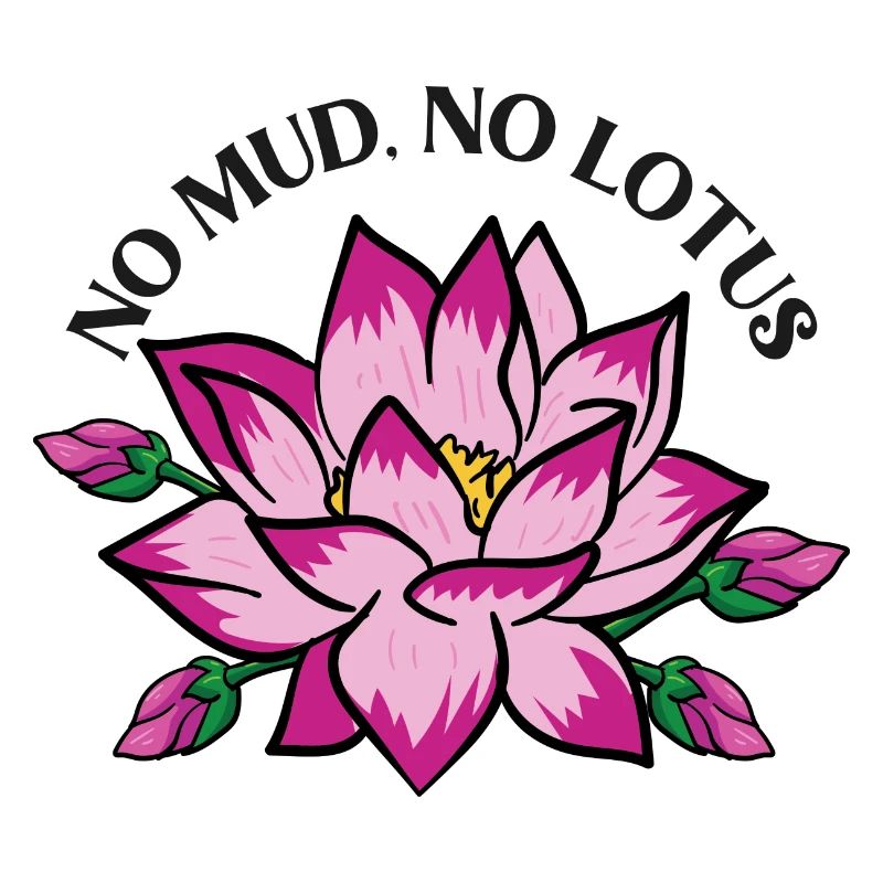 Pas de boue pas de fleur de lotus fleur de lotus