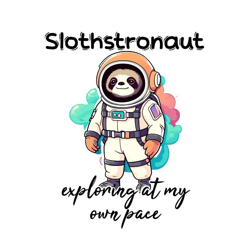 Slothstronaute explorant à mon rythme - Sloth