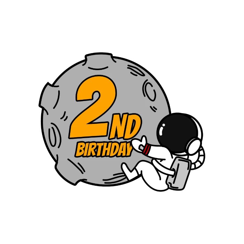 2 Anniversaire Garçon Astronaute