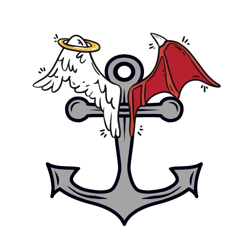 anchor seafaring heavenly devilish maritime
