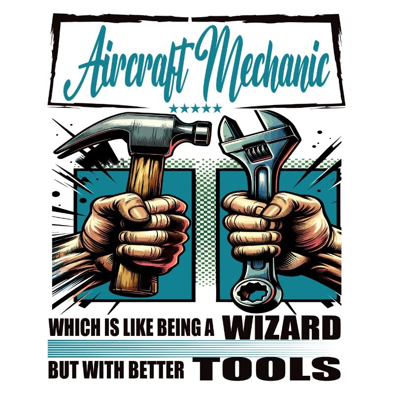 Aircraft mechanic profession saying worker