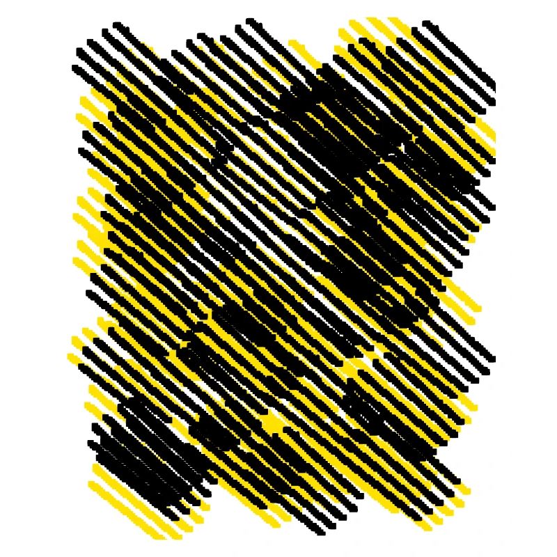 Black yellow stripes