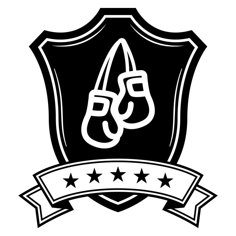 Bouclier de gants de boxe