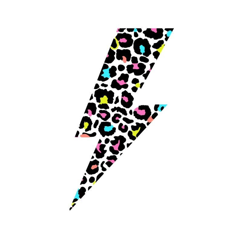 Leopard Lightning bolt, Leopard Print, Leopard Lov