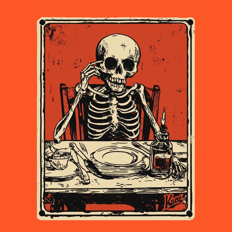 Bon Appetit Skeleton