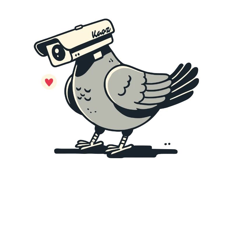 Camera Pigeon as Surveillance Camera Pigeon